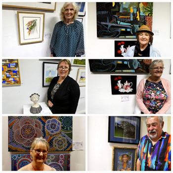 Award Recipients at Maryborough Art Society